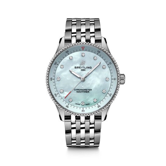 Breitling Navitimer Quartz 32 mm Stainless Steel and Diamond A77320171C1A1 image number 0